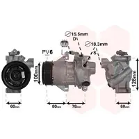 VAN WEZEL 5300K618 Aircopomp