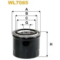 WIX FILTERS WL7085 Oliefilter