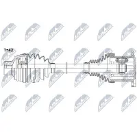 NTY NPW-AU-008 Aandrijfas