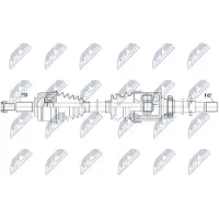 NTY NPW-RE-163 Aandrijfas