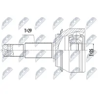 PASCAL G1R054PC Homokineet reparatie set, aandrijfas