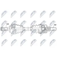 NTY NPW-CT-101 Aandrijfas