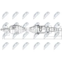 NTY NPW-VV-024 Aandrijfas