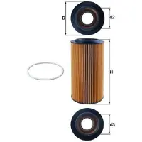 MAHLE ORIGINAL OX 561D Oliefilter