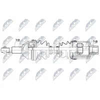 NTY NPW-CH-036 Aandrijfas