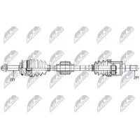 NTY NPW-KA-358 Aandrijfas