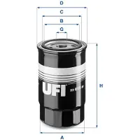 Ufi 23.615.00 Oliefilter
