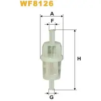 WIX FILTERS WF8126 Brandstoffilter