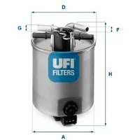 Ufi 23.127.06 Oliefilter