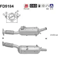 As FD5184 Roetfilter (DPF)