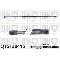 Quinton Hazell QTS128415 Gasveer achterklep