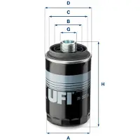 Ufi 23.597.00 Oliefilter