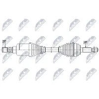 NTY NPW-CH-118 Aandrijfas