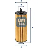 Ufi 25.084.00 Oliefilter