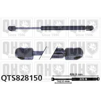 Quinton Hazell QTS828150 Gasveer achterklep