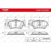 Stark SKBP-0010055 Remblokken