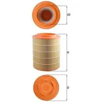 MAHLE ORIGINAL LX 4076 Luchtfilter