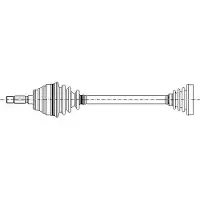ERA Benelux DA607272 Aandrijfas