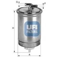 Ufi 24.435.00 Brandstoffilter