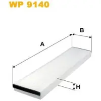 WIX FILTERS WP9140 Interieurfilter