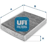 Ufi 54.115.00 Interieurfilter