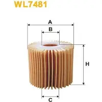WIX FILTERS WL7481 Oliefilter