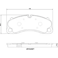 Brembo P 65 048 Remblokken
