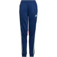Adidas Sportbroek 'Tiro 25 Essentials' donkerblauw / bloedrood / wit