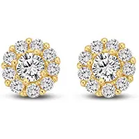 New Bling Goud 9NBG-0083 Oorknop Entourage - Zirkonia - 4mm - Goud
