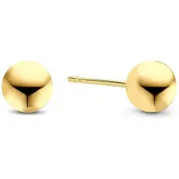 New Bling 9NBG-0381 Gouden Oorknopjes - Dames - Bolletje - 2,8 mm Doorsnee - 14 Karaat - Goud