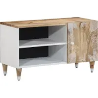 vidaXL TV-kast, 80x31,5x46 cm, massief mangohout