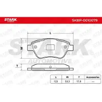 Stark SKBP-0010079 Remblokken