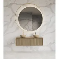 Gliss Design Heronimus badmeubel met ribbelfront 120cm corn silk