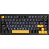 Attack Shark M86 - Draadloze Mechanisch Gaming Toetsenbord - RGB Light Strip - PBT Keycaps - Gasket Mod - Wired/2.4G/Bluetooth Tri-Mode - 83keys - Star Black
