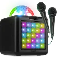 Fenton KAR15B karaokeset met Bluetooth en 2 microfoons - Inclusief