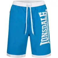 Lonsdale Zwemshorts 'Clennell' blauw / wit