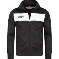 Lonsdale Sweatvest 'Alnwick' zwart / wit