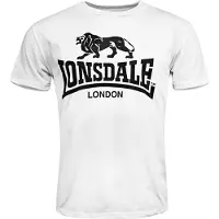 Lonsdale Shirt zwart / wit