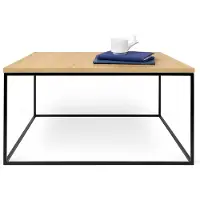 Temahome Salontafel Gleam 75x75 - eik/staal