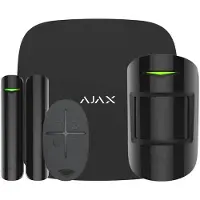 Ajax 38169.56.BL1 Draadloos alarmsysteem StarterKit set (Hub + PIR-bewegingssensor + Magnetische sensor + Afstandsbediening) zwart
