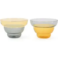 Pols Potten Snackschaaltje Mizu Kiri Yellow (Set van 2)