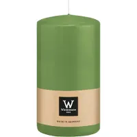 Wiedemann Cilinderkaars/stompkaars - lichtgroen - 13 x 7 cm - 52 branduren - zuilkaarsen