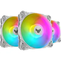 Asus TUF GAMING TF120 ARGB PC-ventilator Wit (b x h x d) 120 x 25 x 120 mm Incl. afstandsbediening, Incl. LED-verlichting