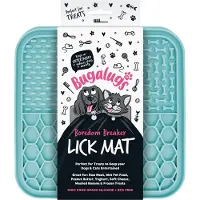 Bugalugs likmat voor dieren - Slowfeeder - Honden - Katten - Siliconen - Blauw