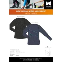 Xtreme - Thermo (onder) shirt heren - Zwart - XL - 2 Stuks - Thermokleding