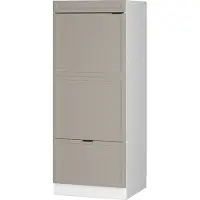 Vicco Hoge kast Fame-Line, GrijsBeige/Wit, 60 cm