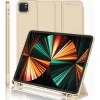 Phreeze Hoes geschikt voor iPad Pro 13 inch 2024 (7e generatie) - Geschikt voor iPad Pro 13 hoesje met Pencil Vak - Draaibare Tri Fold Hoesje geschikt voor iPad Pro 7 13-inch met M4 Chip Case - Donker Blauw