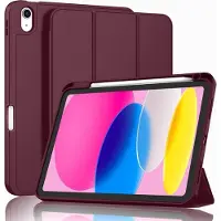 Phreeze Hoesje geschikt voor iPad 2022 10e generatie 10.9 inch Hoes Draaibaar Vouwbaar Bookcase Kunstleer Smart Cover