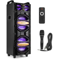 Fenton LIVE2102 party speaker met Bluetooth, mp3 speler, microfoon en