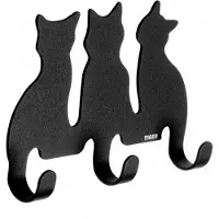Tiger Hakenrek Cats RVS Zwart